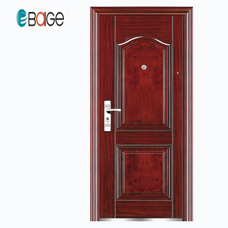 BAIGE Maison Porte Conception En Gros Pas Cher Extérieur De Sécurité Porte En Acier De Sécurité