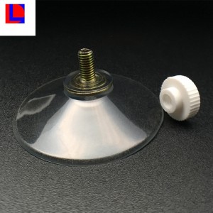 Ventouse transparente pour salle de bain en PVC