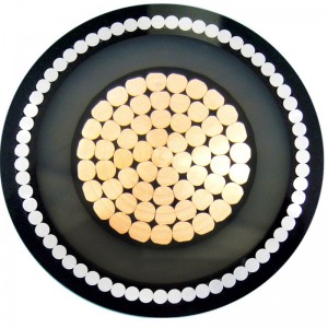 Isolant XLPE SWA 240mm2 Mv Câble d'alimentation 11KV Conducteur en cuivre