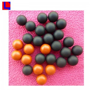 boule de polyuréthane solide en caoutchouc solide personnalisé