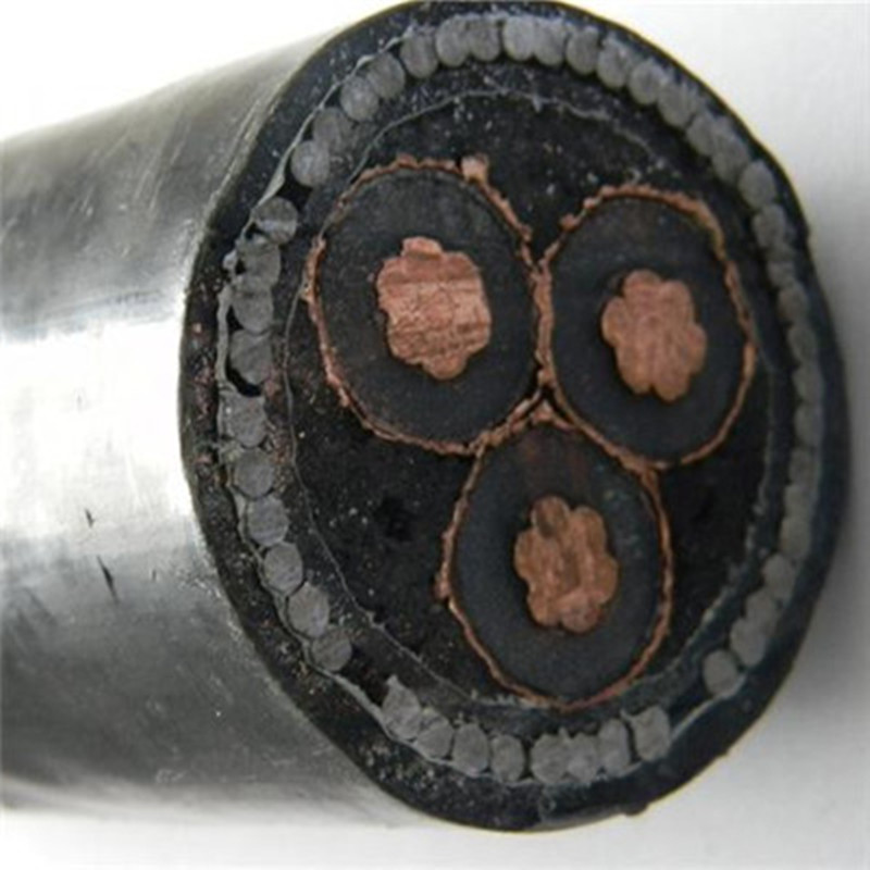 Câble blindé en cuivre 3core 1core 400mm2 Swa / câble d'alimentation électrique