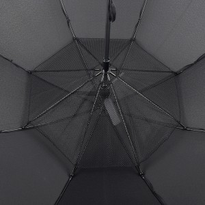 27 pouces panneau d'alimentation solaire grand ventilateur parapluie port USB chargeur nouvelle invention golf parapluie