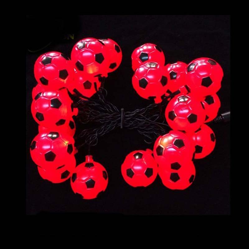 Le ballon de football du football LED allume des décorations pour Noël / vacances