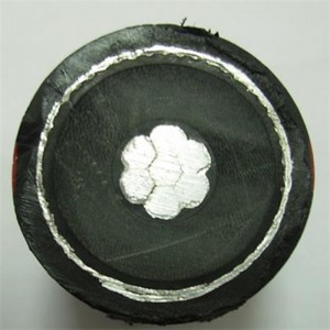 Preuve de l'eau d'un câble d'alimentation MT à écran métallique de longitude