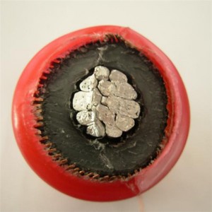 Câble d'alimentation MV de noyau de cuivre de 15KV 8.7 / 15KV Xlpe avec l'armure métallique