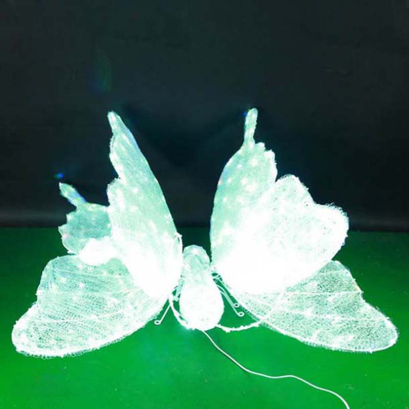 CD-LS122 Décorations lumineuses à DEL pour papillons éclairés en 3D