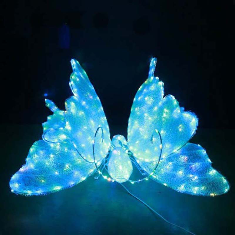 CD-LS122 Décorations lumineuses à DEL pour papillons éclairés en 3D