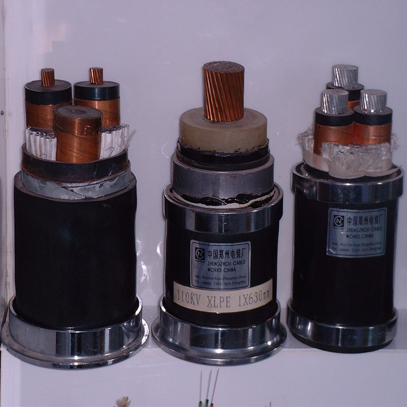 Câble d'alimentation HV blindé par fil de cuivre 66KV pour le grand système de transmission