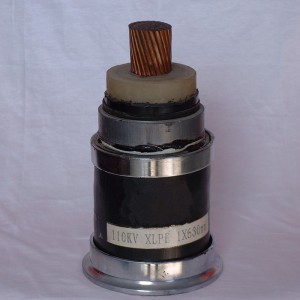 Câble de cuivre ultra haute tension 220KV de câble monoconducteur imperméable de CC 300mm