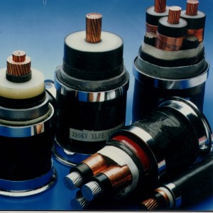 Câble de cuivre ultra haute tension 220KV de câble monoconducteur imperméable de CC 300mm