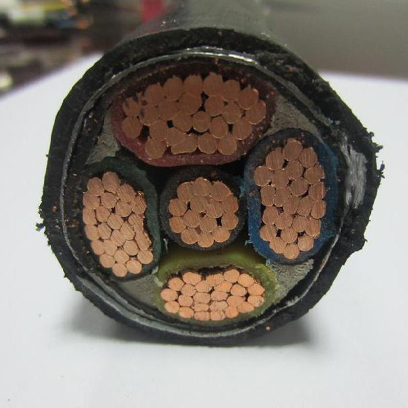Résistance au feu de câble blindé multi-noyau de cuivre Xlpe à 5 noyaux