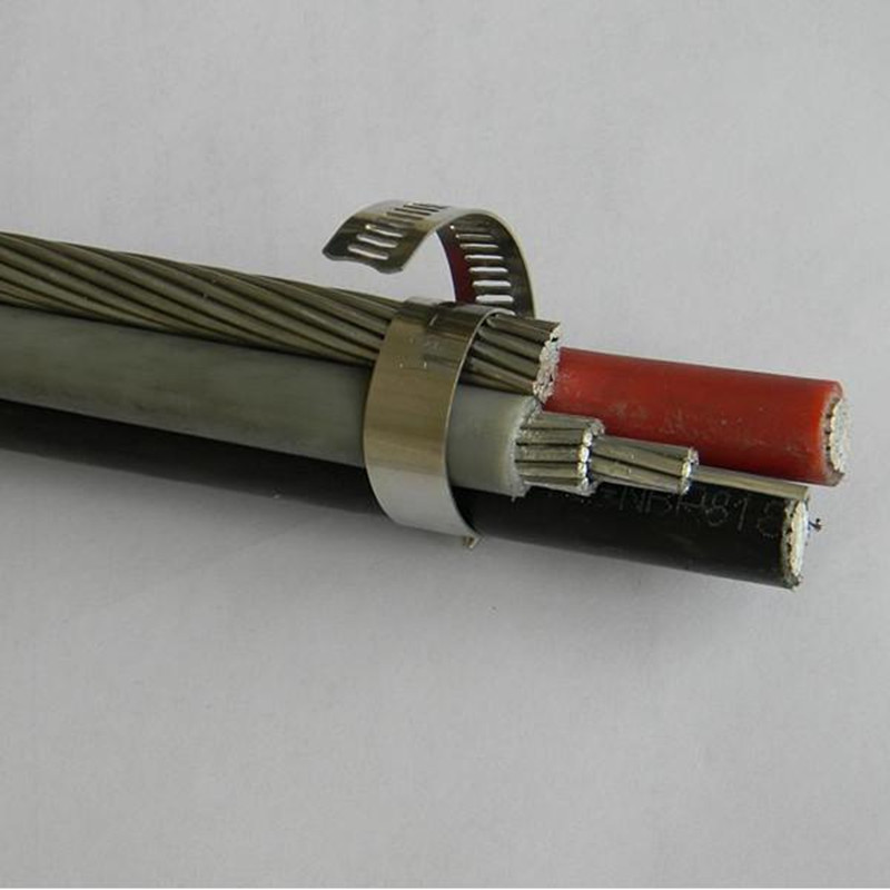 Câble de dérivation de service triplex 600V en hauteur 2AWG 4AWG 2 / 0AWG 4 / 0AWG 350MCM