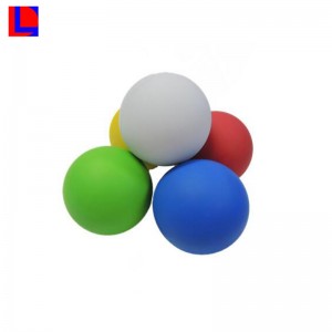 Haute qualité toute la taille 100mm balle en caoutchouc solide noir