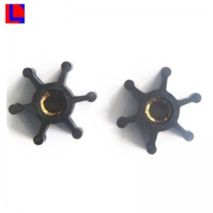 rondelle en métal en caoutchouc sur mesure NBR moulée