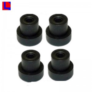 Pieds en caoutchouc antidérapants meubles de protection meuble pieds en nylon noir