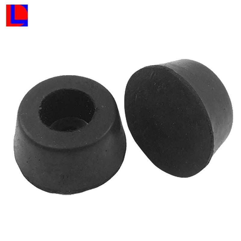Tampon en caoutchouc antivibrations Amortisseur de vibrations Pieds en caoutchouc noir
