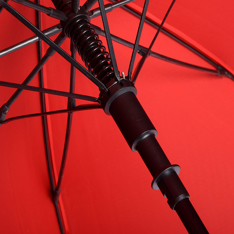 Parapluie de golf droit double coupe-vent à poignée automatique bon marché