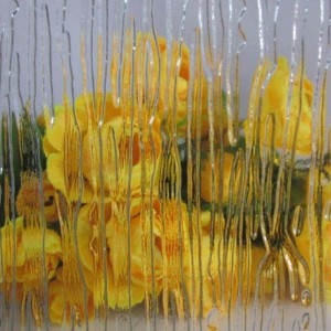 VERRE À MOTIF CLAIR ET TEINTE