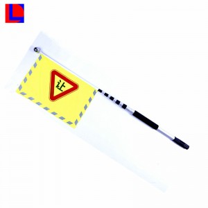 Drapeau d’alarme en aluminium de sécurité facile à transporter