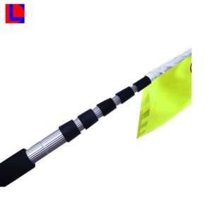 Drapeau d’alarme en aluminium de sécurité facile à transporter