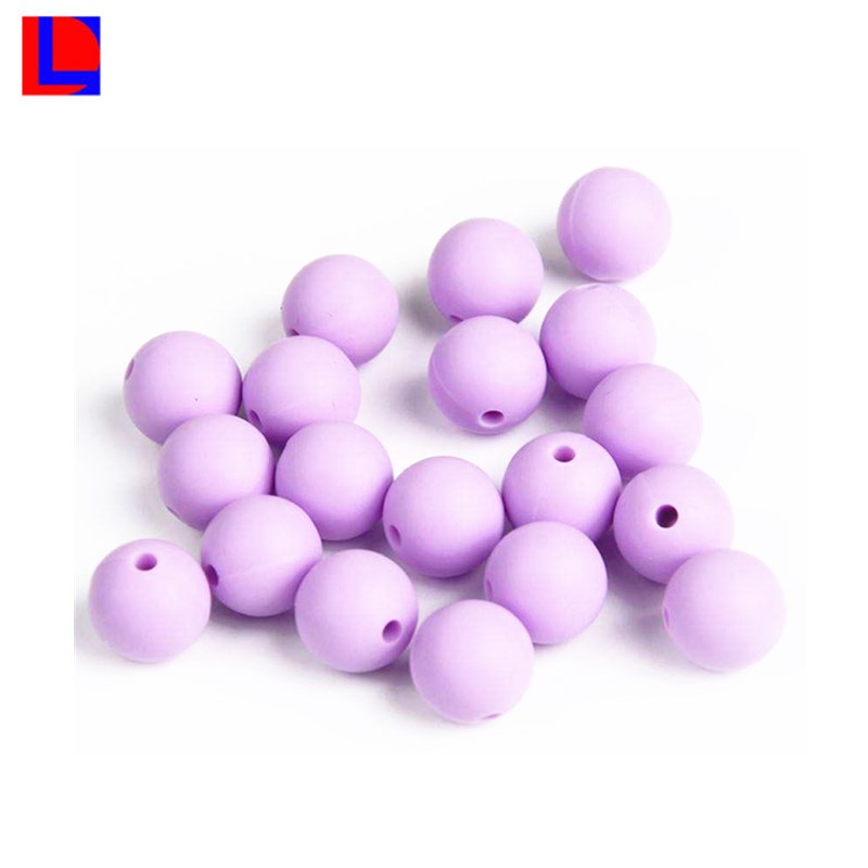 perles en caoutchouc de silicone colorées faites sur commande de catégorie comestible