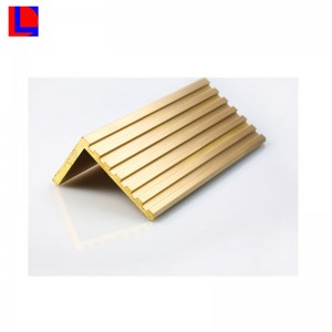 Nez de marche en aluminium flexible antidérapant décoratif