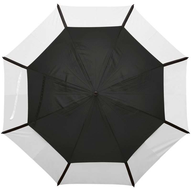 Grand parapluie de golf coupe-vent double canpoy de 62 pouces avec trous