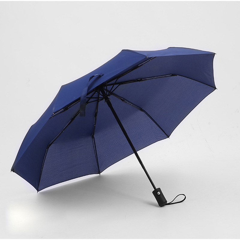 logo d'impression de haute qualité Parapluie pliant automatique à ouverture automatique près ouvert