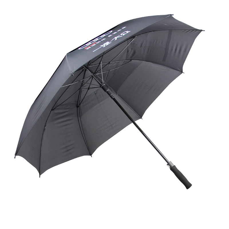 Subway parapluie de golf extérieur double couche promotionnel coupe-vent