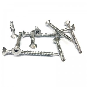 Vis autoperceuses à tête fraisée