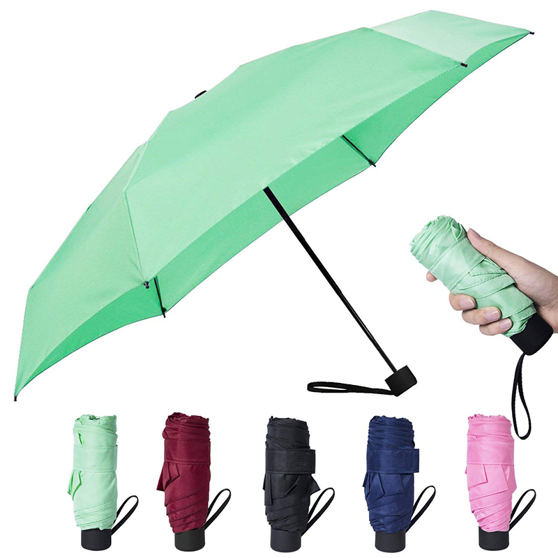 Cadre en métal plus petit 5 parapluie pluie pliant pour parapluie Parasol pour femmes