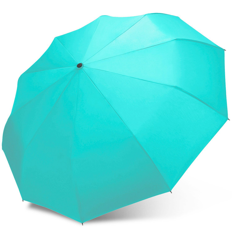 Gros auto ouvrir fermer tissu Pongé 3 parapluie pliant 10 côtes