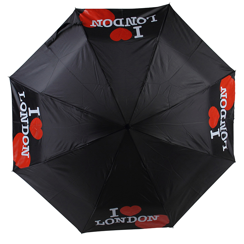 2019 Parapluie personnalisé Artisanat noir et blanc pour enfants couleur de l'article 3 parapluie pliable