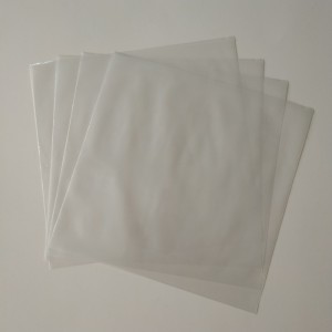 Couvre-pochettes extérieures de disque protecteur en vinyle plat 33 tours / pouce