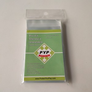 Protecteur de carte standard refermable Crystal Clear Pro-fit 63.5x88mm