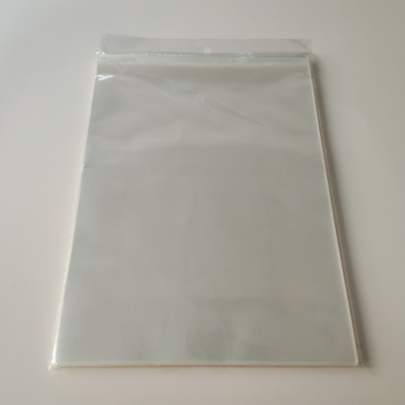 Sac de magazine refermable en cristal transparent de 2 mil