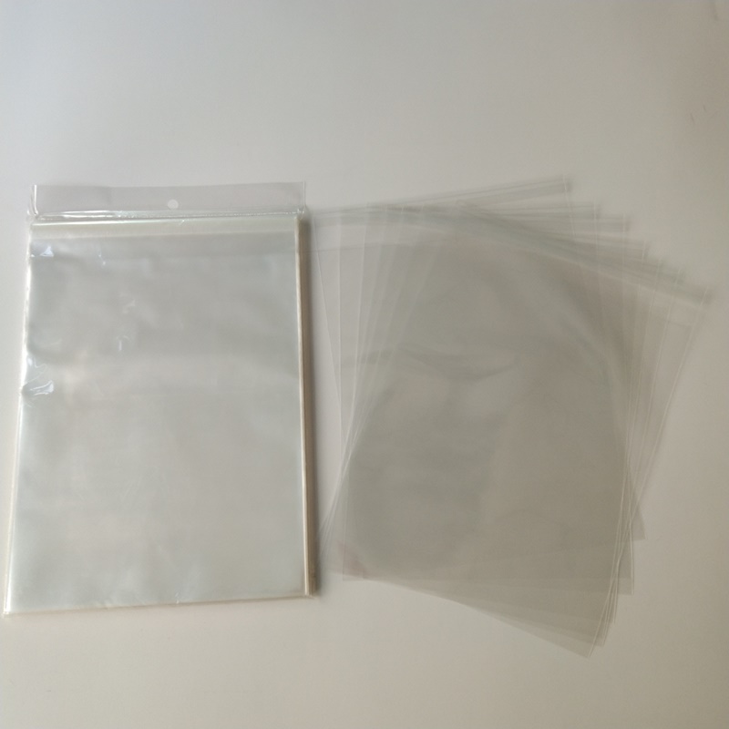 Sac de magazine refermable en cristal transparent de 2 mil