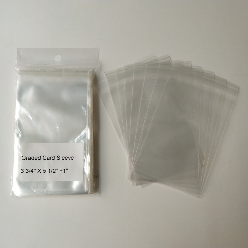 Manchons de cartes en plastique polypropylène transparent de 2 mil
