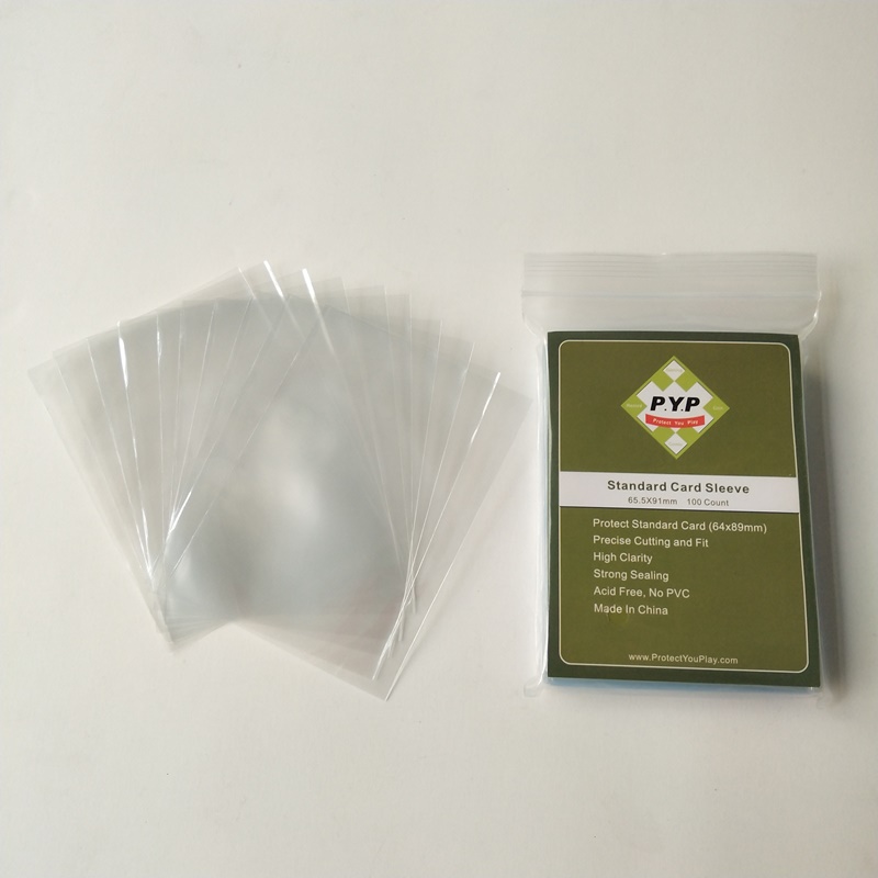 Crystal Clear Pro-fit Standard Card Sleeve 63.5x88mm Manchons de jeu de société
