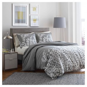 Ensemble de housse de couette en polyester lavable imprimé