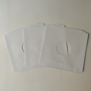 Pochettes pour disques de coin coupées à 33 tours