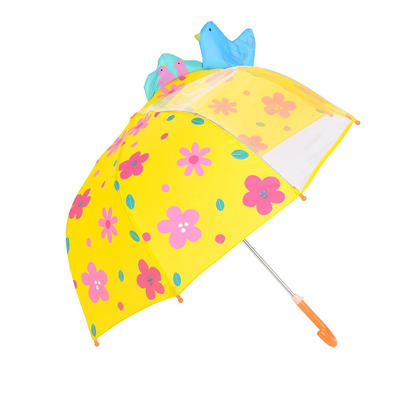 parapluie pluie de haute qualité sécurité en fibre de verre cadre ouvert enfants parapluie pluie