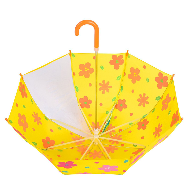 Cadre de protection en fibre de verre blanc bon marché pour enfants avec 1 parapluie compact 1 panneau POE pluie enfants
