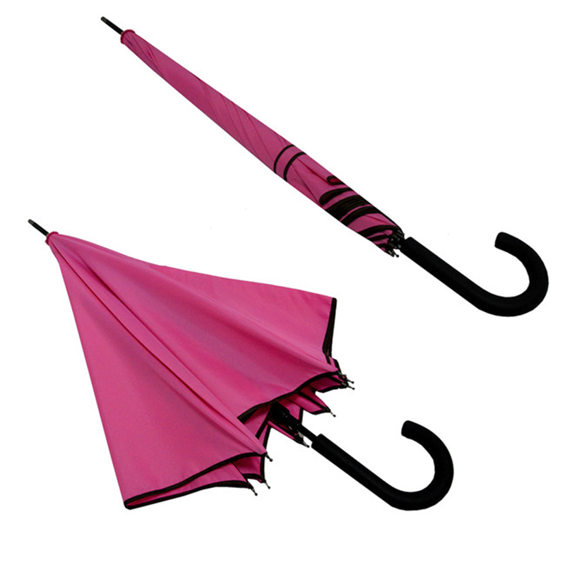 Fonction automatique de parapluie imprimé personnalisé 2019 Parapluie droit avec logo