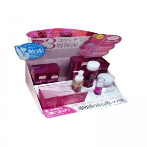 Présentoir de vente au détail de supermarché, affichage cosmétique Shef de carton