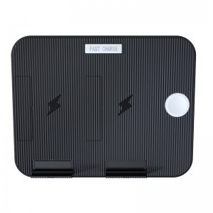 KPS-9301HC OEM vente chaude 10W rapide QI 2 charge mobile 3 dans 1 chargeur sans fil avec adaptateur 30W