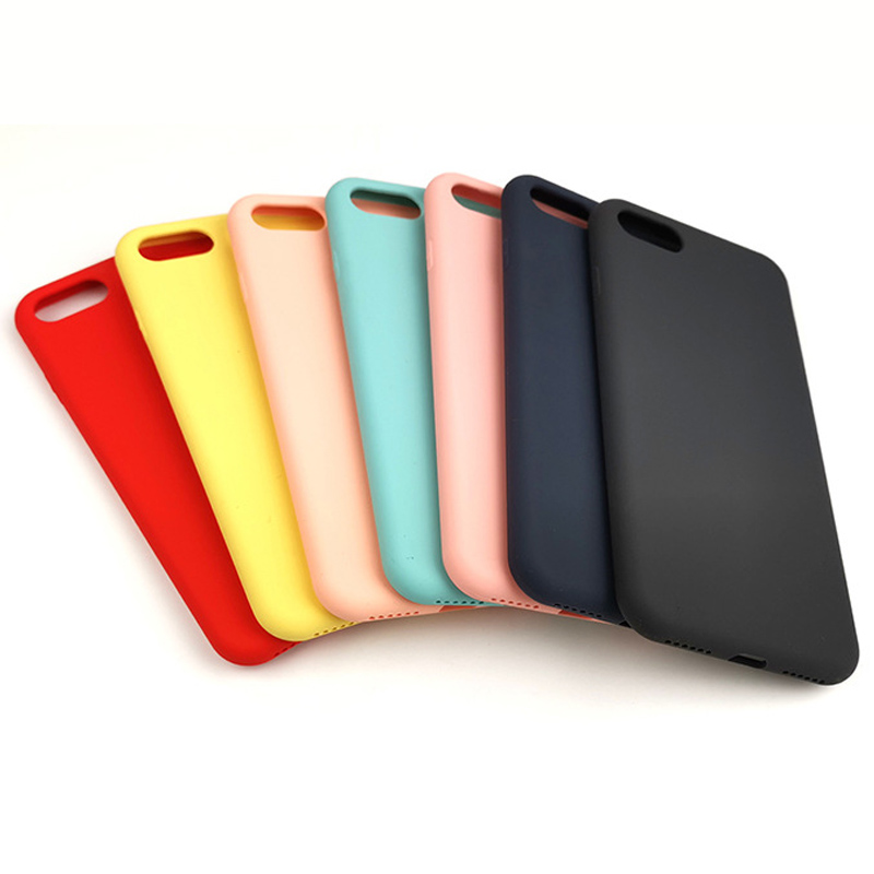 Etui de téléphone en silicone liquide pour iphone X, XR, MAX