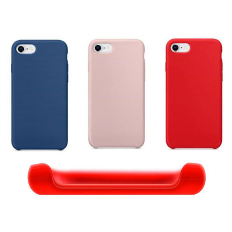 Coque en silicone souple en microfibre pour iPhone Xs