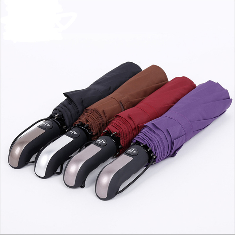 Parapluie personnalisé logo 10ribs coupe-vent 3 parapluie pliant
