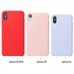 Pour iphone plus étui pour téléphone cellulaire Coque arrière en silicone souple et liquide TPU Etui pour téléphone portable
